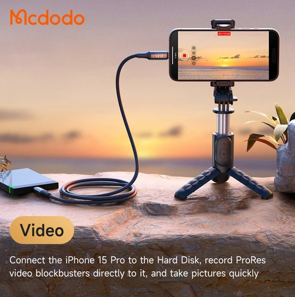 کابل شارژ TYPE-C به TYPE-C انتقال دیتا و تصویر USB4 مکدودو MCDODO CA-2990