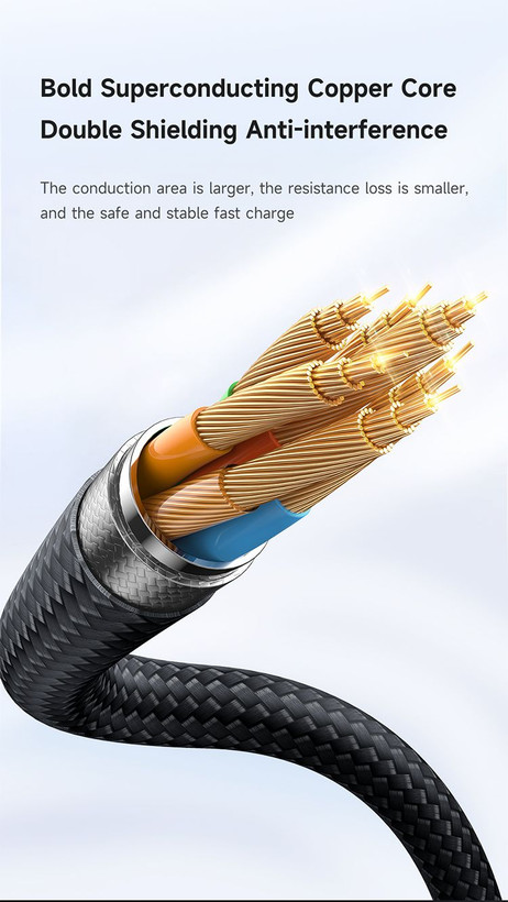 کابل شارژ TYPE-C به TYPE-C انتقال دیتا و تصویر USB4 مکدودو MCDODO CA-2990