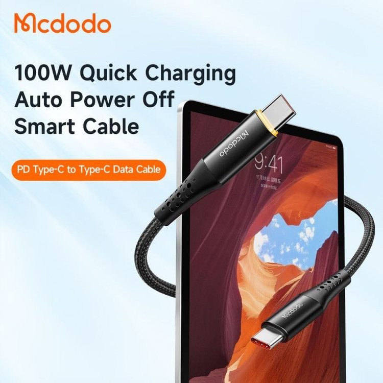 کابل شارژ TYPE-C به TYPE-C مکدودو MCDODO CA-3460 Auto Power Off