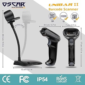 بارکدخوان اسکار دو بعدی UNIBAR II